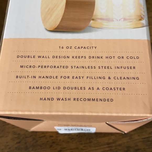 Pinky Up Blair Garden Party Glass Infuser Mug - Picture 7 of 7